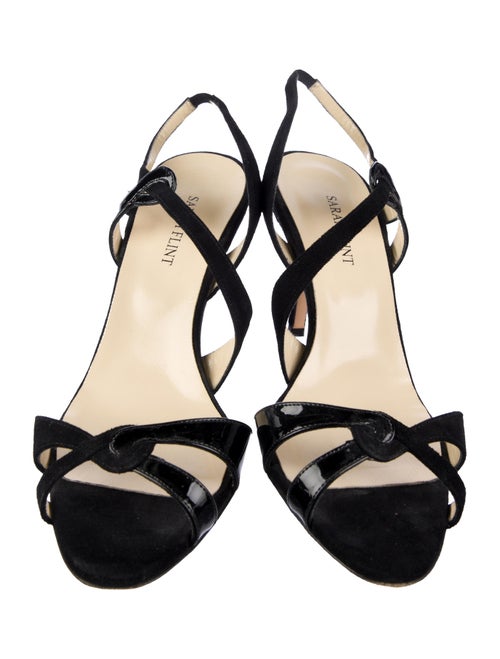 Sarah Flint Suede T-Strap Pumps