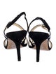 Sarah Flint Suede T-Strap Pumps