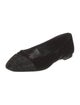 Sarah Flint Velvet Crystal Embellishments Flats