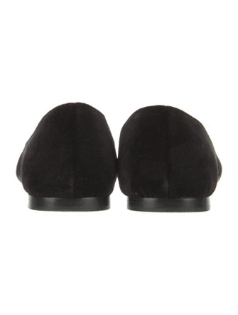 Sarah Flint Velvet Crystal Embellishments Flats