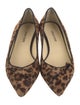 Sarah Flint Ponyhair Animal Print Flats