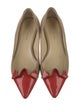 Sarah Flint Suede Colorblock Pattern Ballet Flats