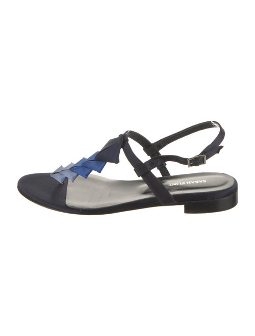 Sarah Flint Satin Slingback Sandals