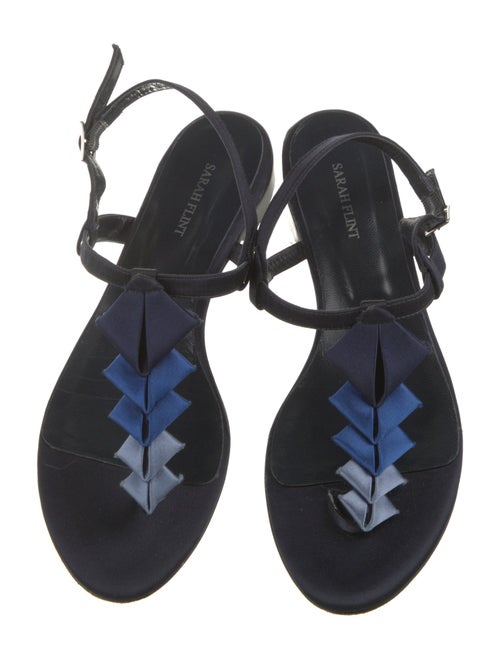 Sarah Flint Satin Slingback Sandals