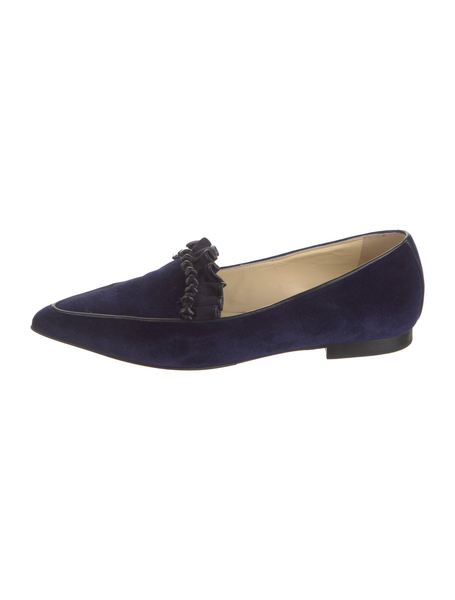Sarah Flint Velvet Loafers