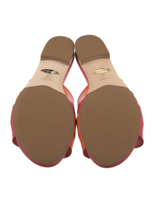 Sarah Flint Leather Cutout Accent Slides