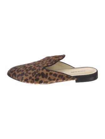 Sarah Flint Ponyhair Animal Print Mules