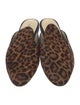 Sarah Flint Ponyhair Animal Print Mules