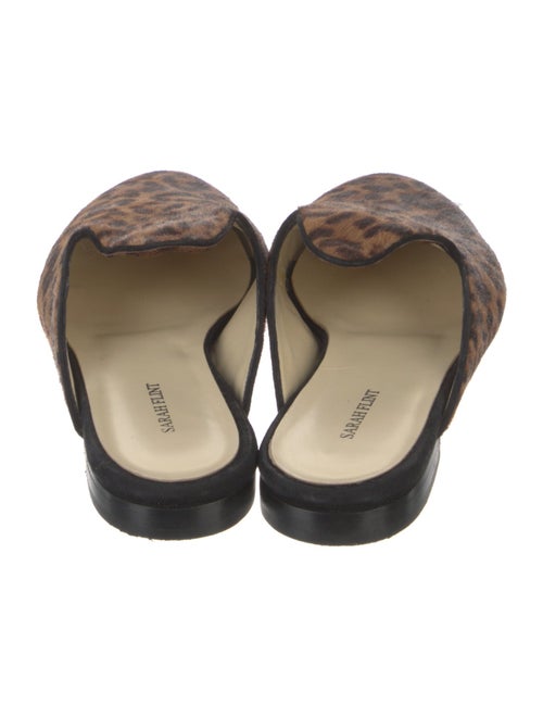 Sarah Flint Ponyhair Animal Print Mules