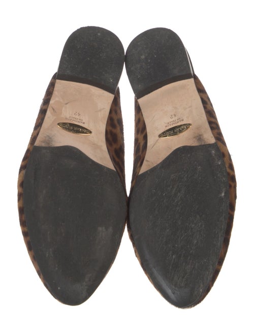 Sarah Flint Ponyhair Animal Print Mules