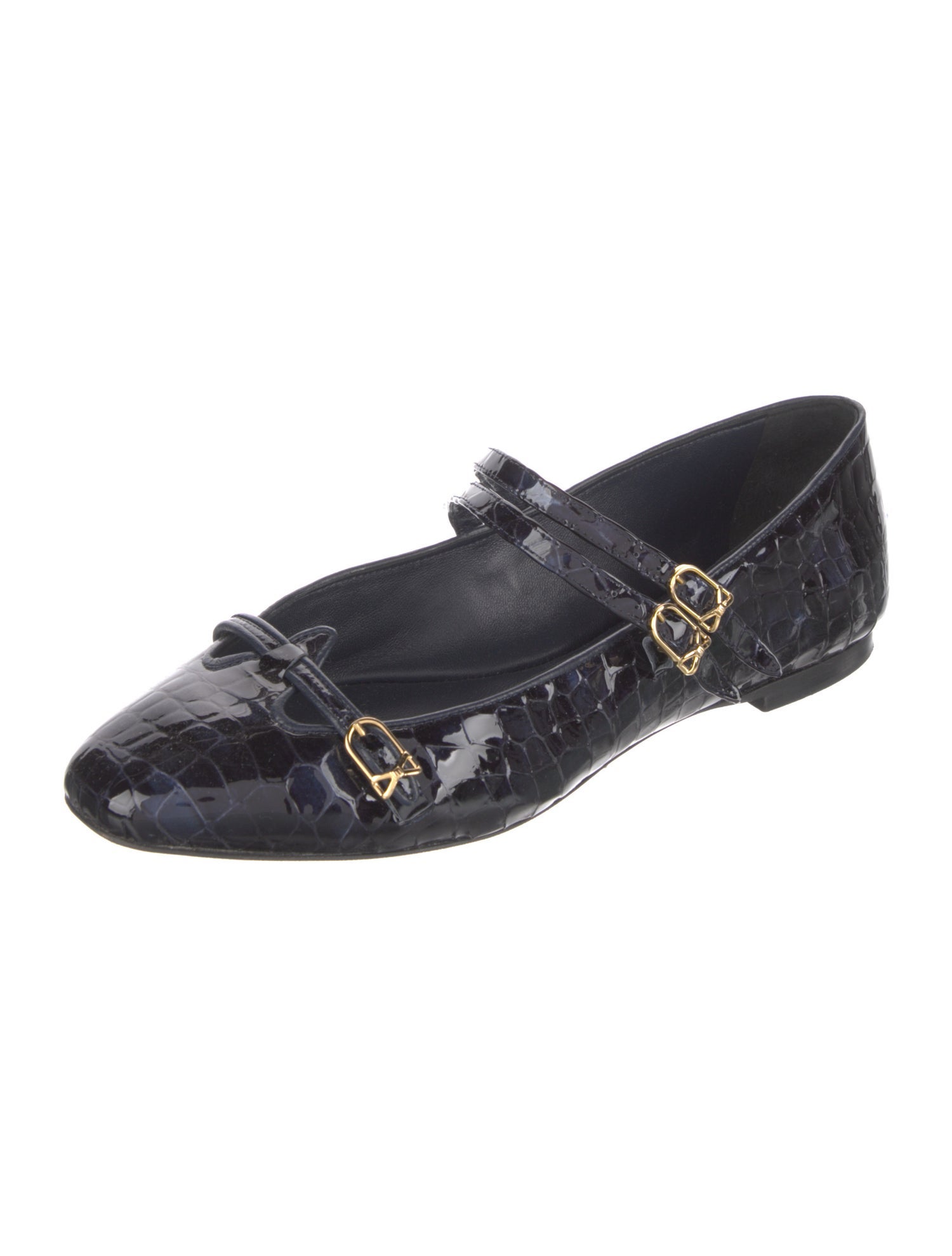 Sarah Flint Patent Leather Mary Jane Flats