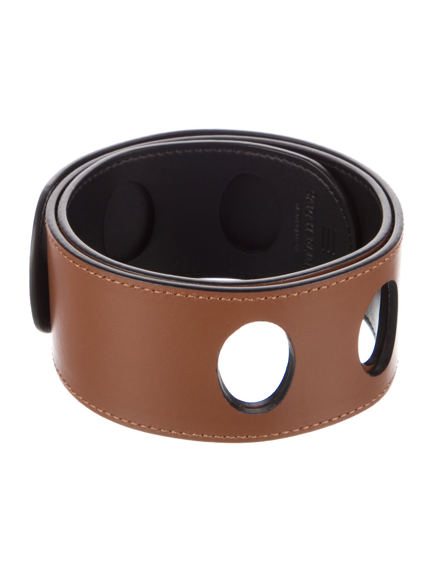 Sarah Flint Wide Leather Waist Belt