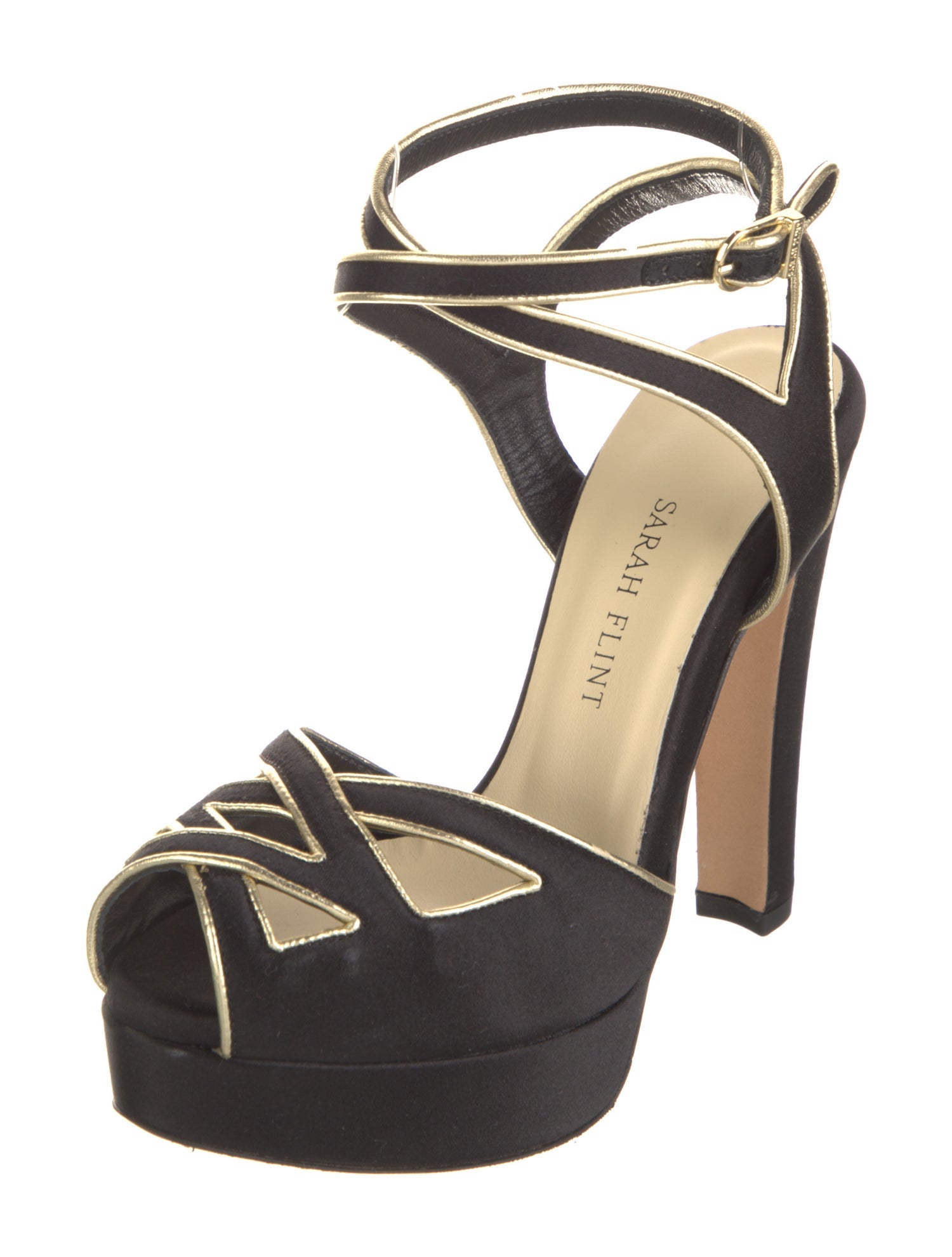 Sarah Flint Satin Pumps