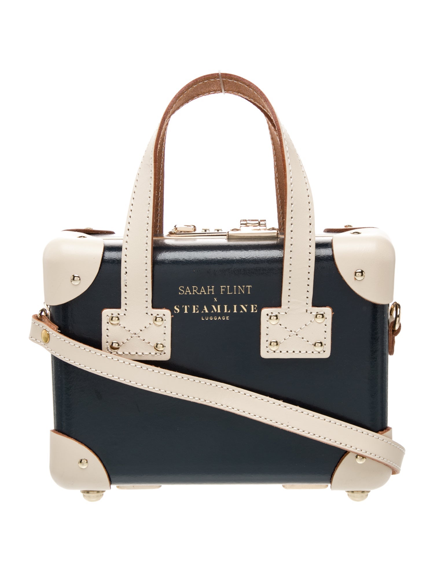 Sarah Flint Leather Top Handle Bag