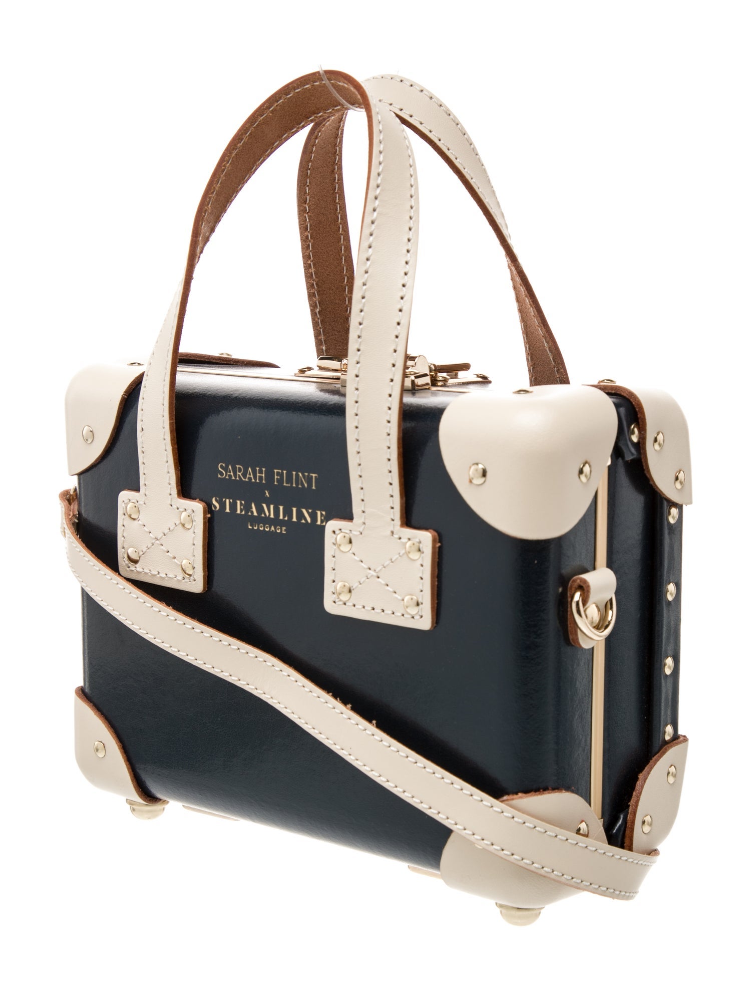 Sarah Flint Leather Top Handle Bag