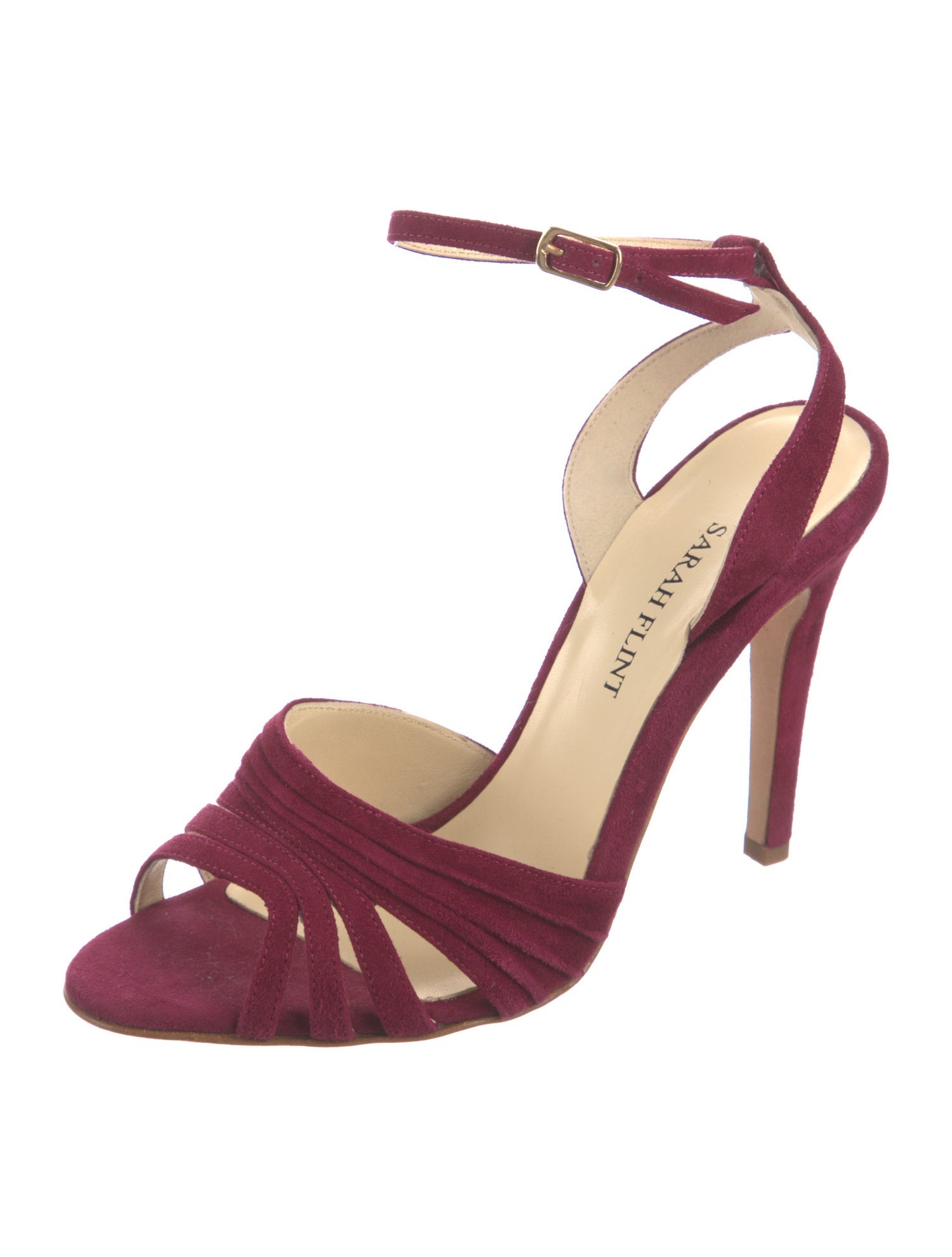 Sarah Flint Suede Slingback Pumps