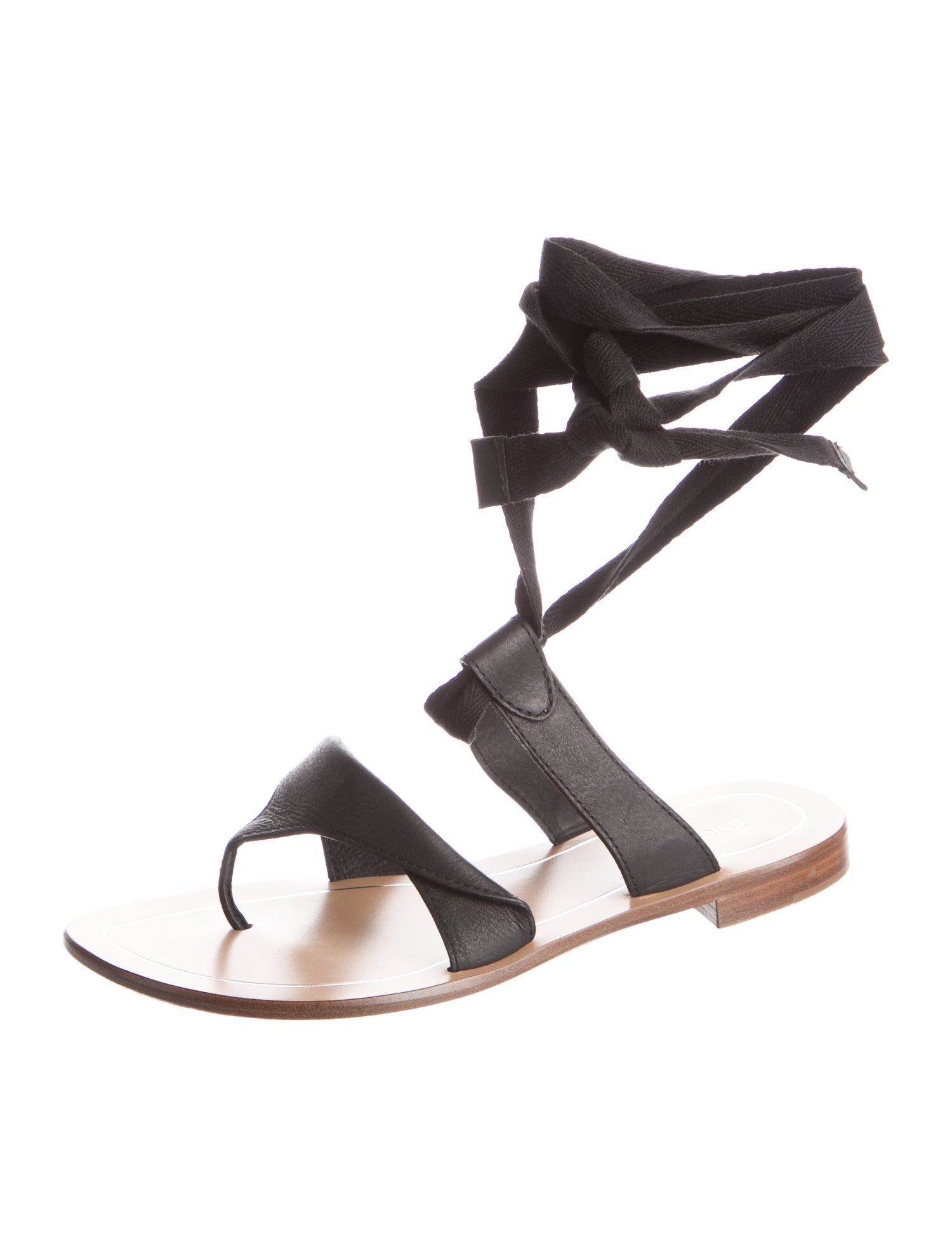 Sarah Flint Leather Gladiator Sandals