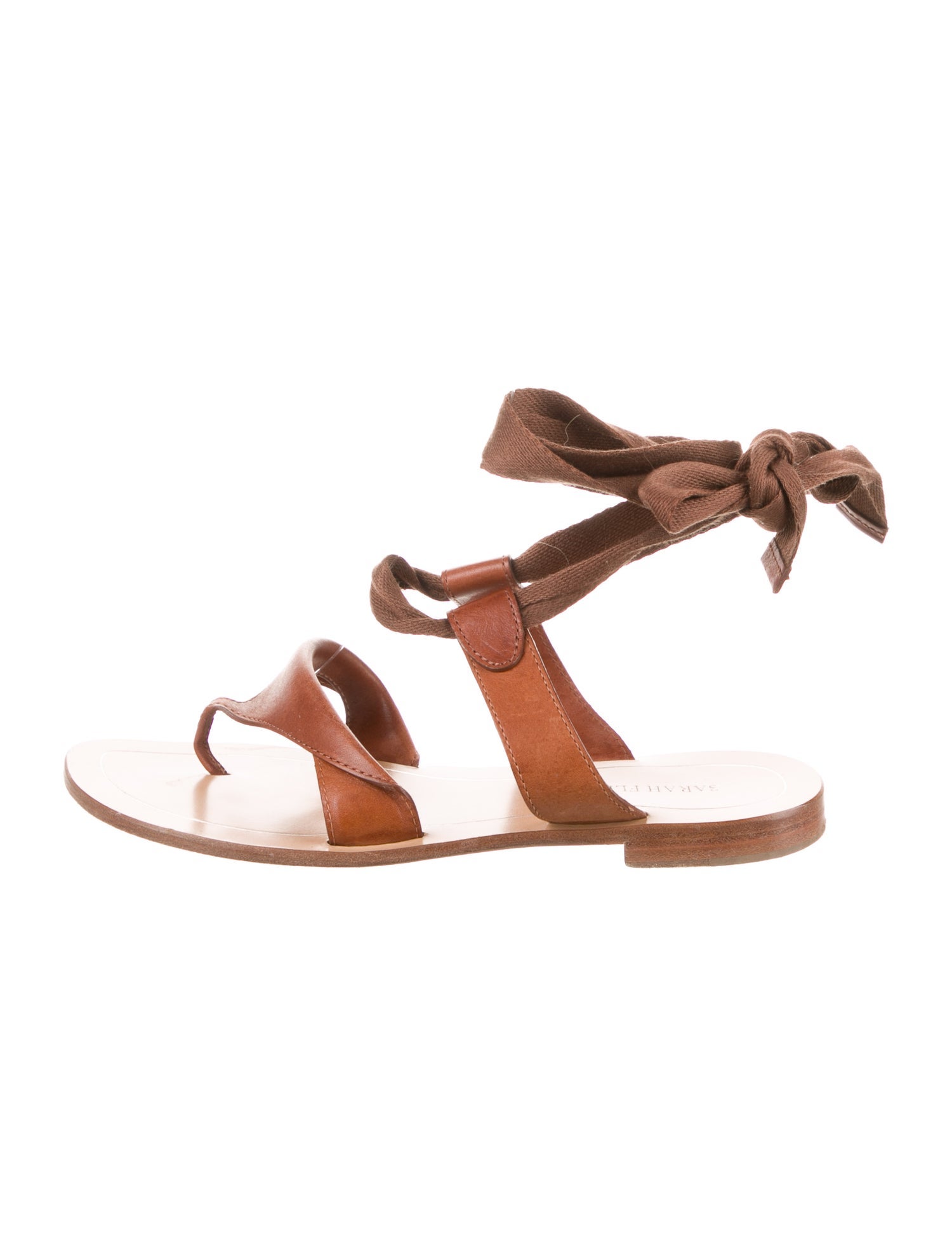 Sarah Flint Leather Gladiator Sandals