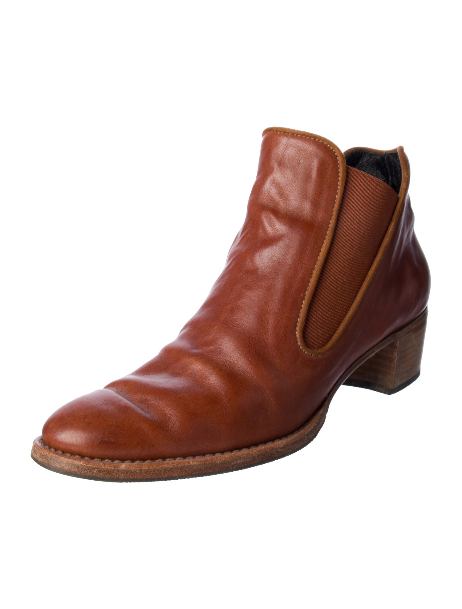 Sarah Flint Leather Chelsea Boots