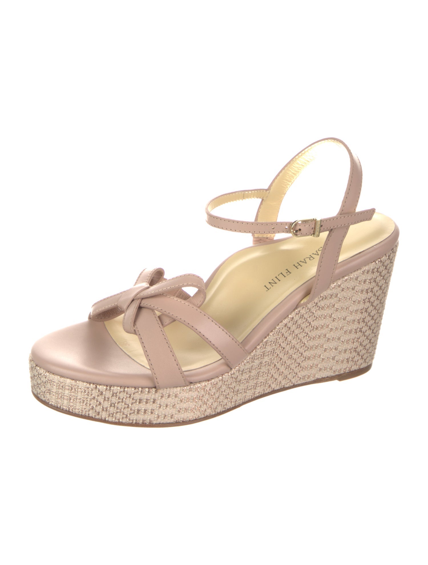 Sarah Flint Leather Espadrilles