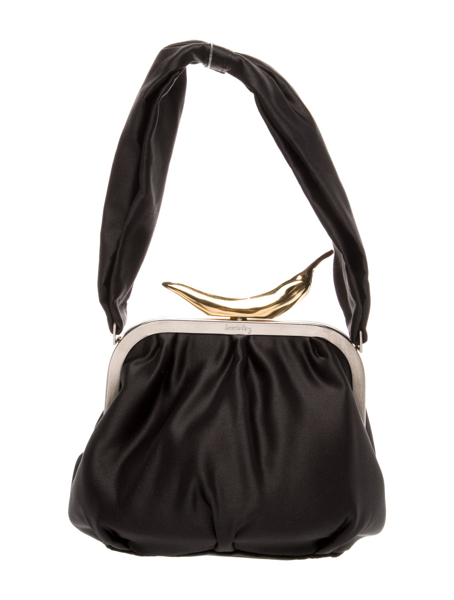 Sarah's Bag Satin Top Handle Bag
