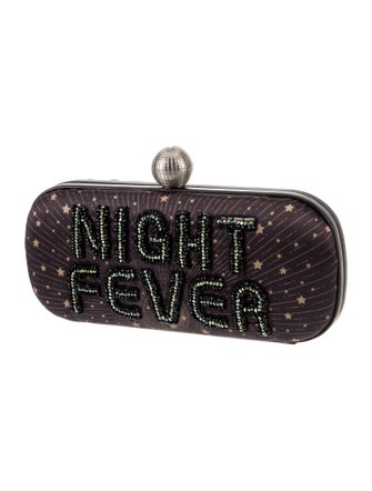 Sarah's Bag Satin Minaudière