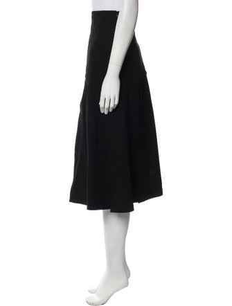 Sara Lanzi Cutout Accent Midi Length Skirt