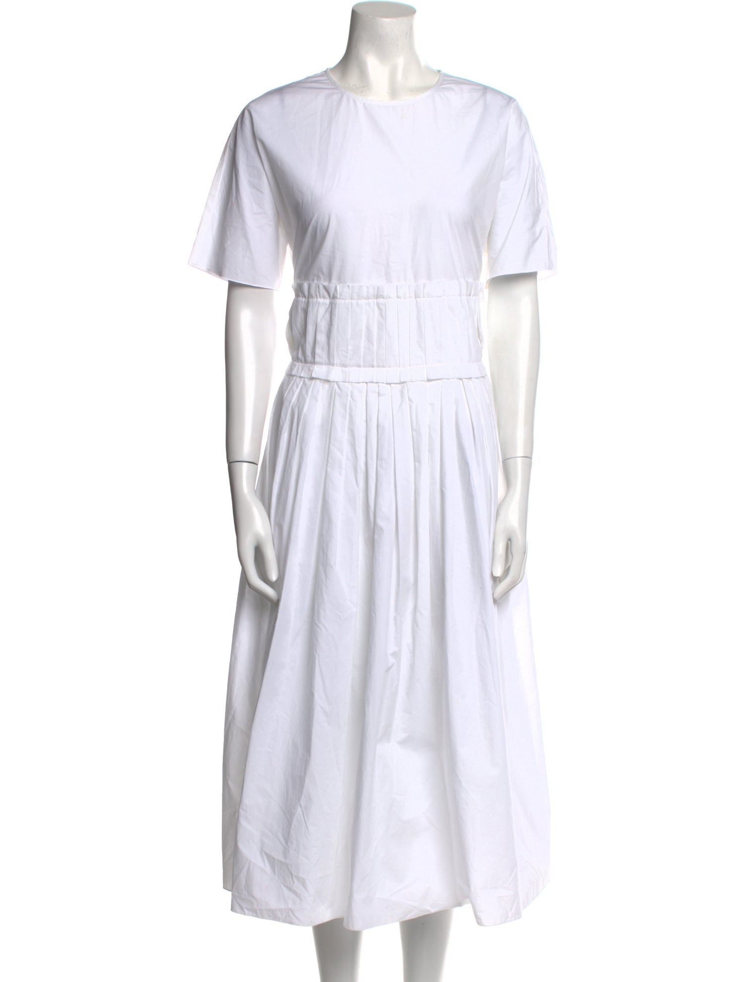 Sara Lanzi Crew Neck Long Dress