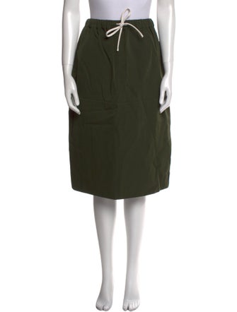 Sara Lanzi Virgin Wool Knee-Length Skirt