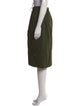 Sara Lanzi Virgin Wool Knee-Length Skirt