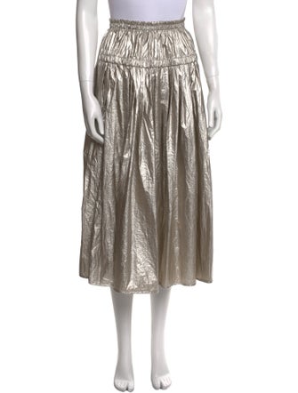 Sara Lanzi Nylon Midi Length Skirt