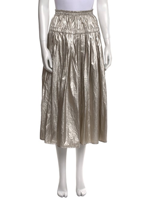 Sara Lanzi Nylon Midi Length Skirt