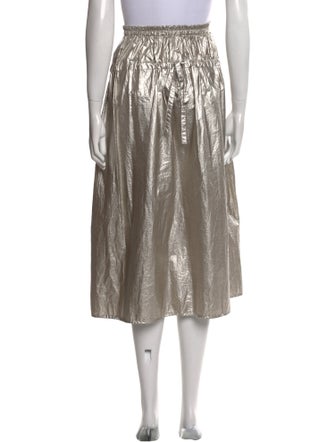 Sara Lanzi Nylon Midi Length Skirt