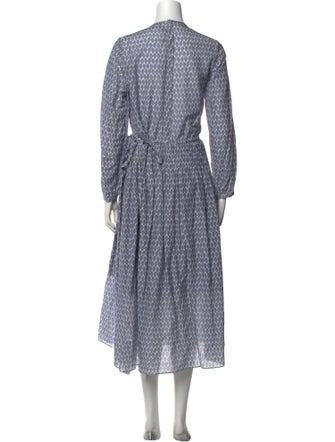Sara Lanzi Printed Long Dress