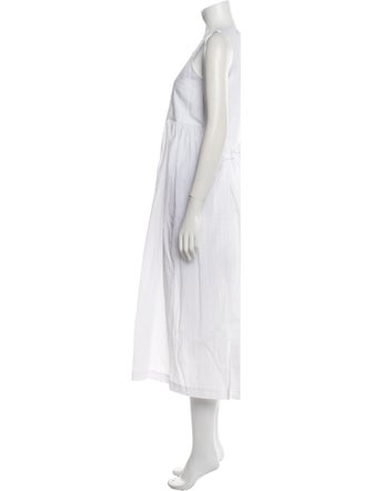 Sara Lanzi Crew Neck Long Dress