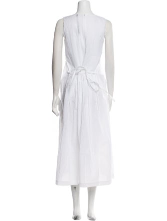 Sara Lanzi Crew Neck Long Dress