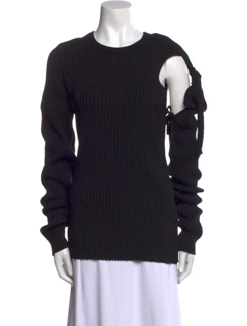 Sara Lanzi Merino Wool Crew Neck Sweater