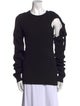 Sara Lanzi Merino Wool Crew Neck Sweater