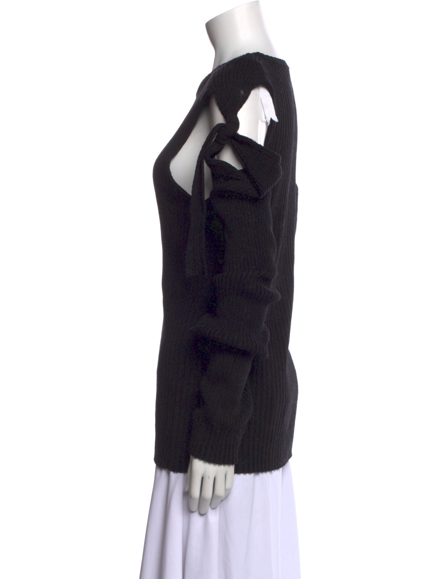 Sara Lanzi Merino Wool Crew Neck Sweater