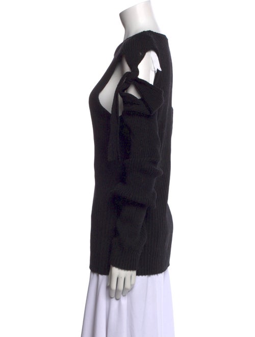 Sara Lanzi Merino Wool Crew Neck Sweater