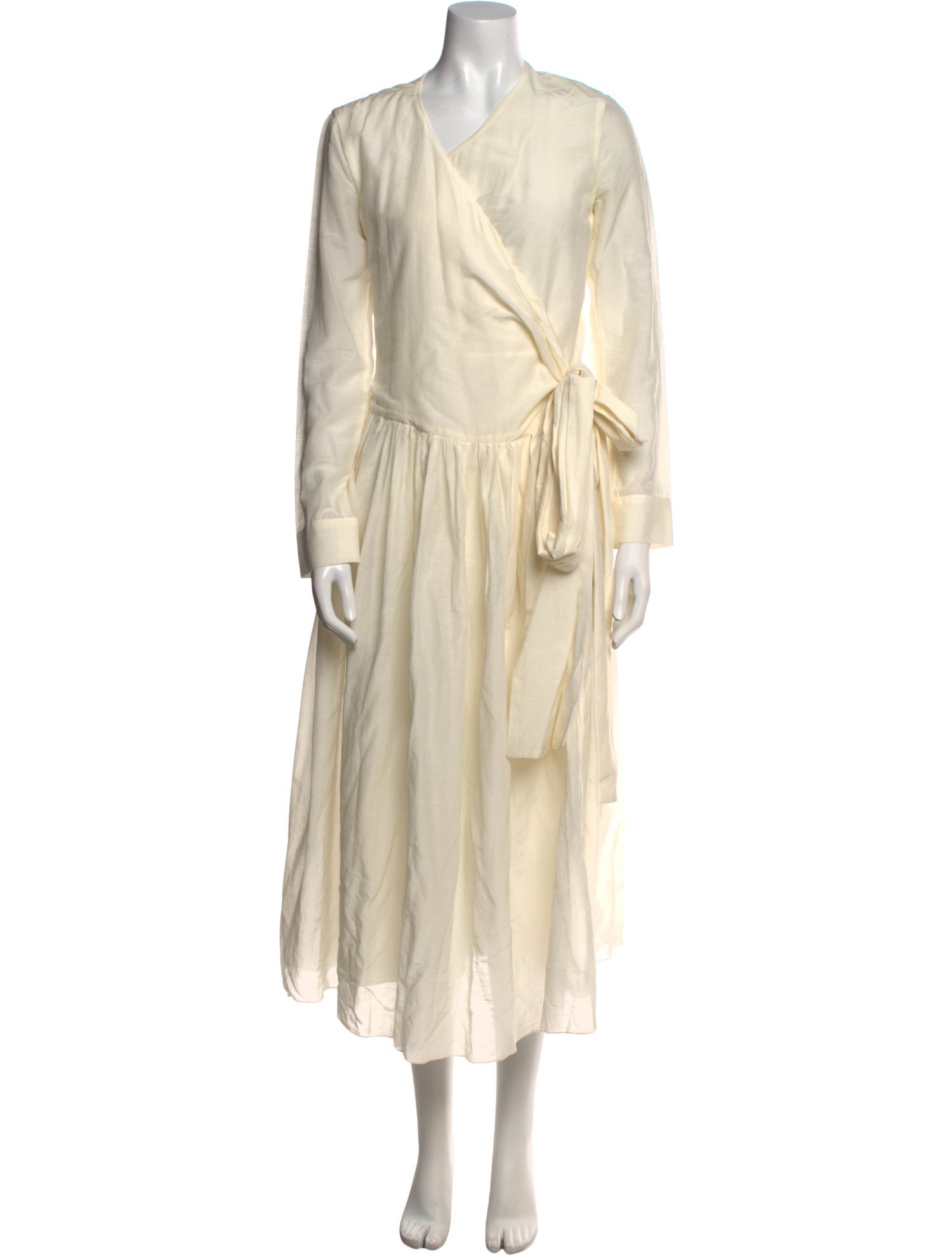 Sara Lanzi V-Neck Long Dress