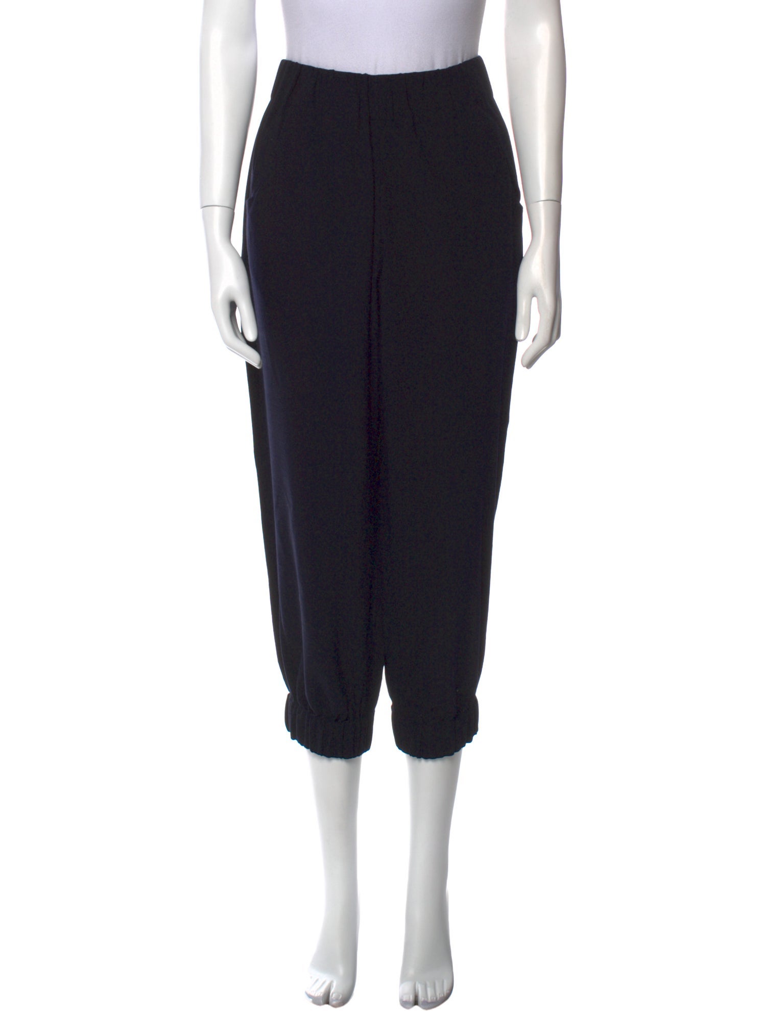 Sara Lanzi Wool Straight Leg Pants