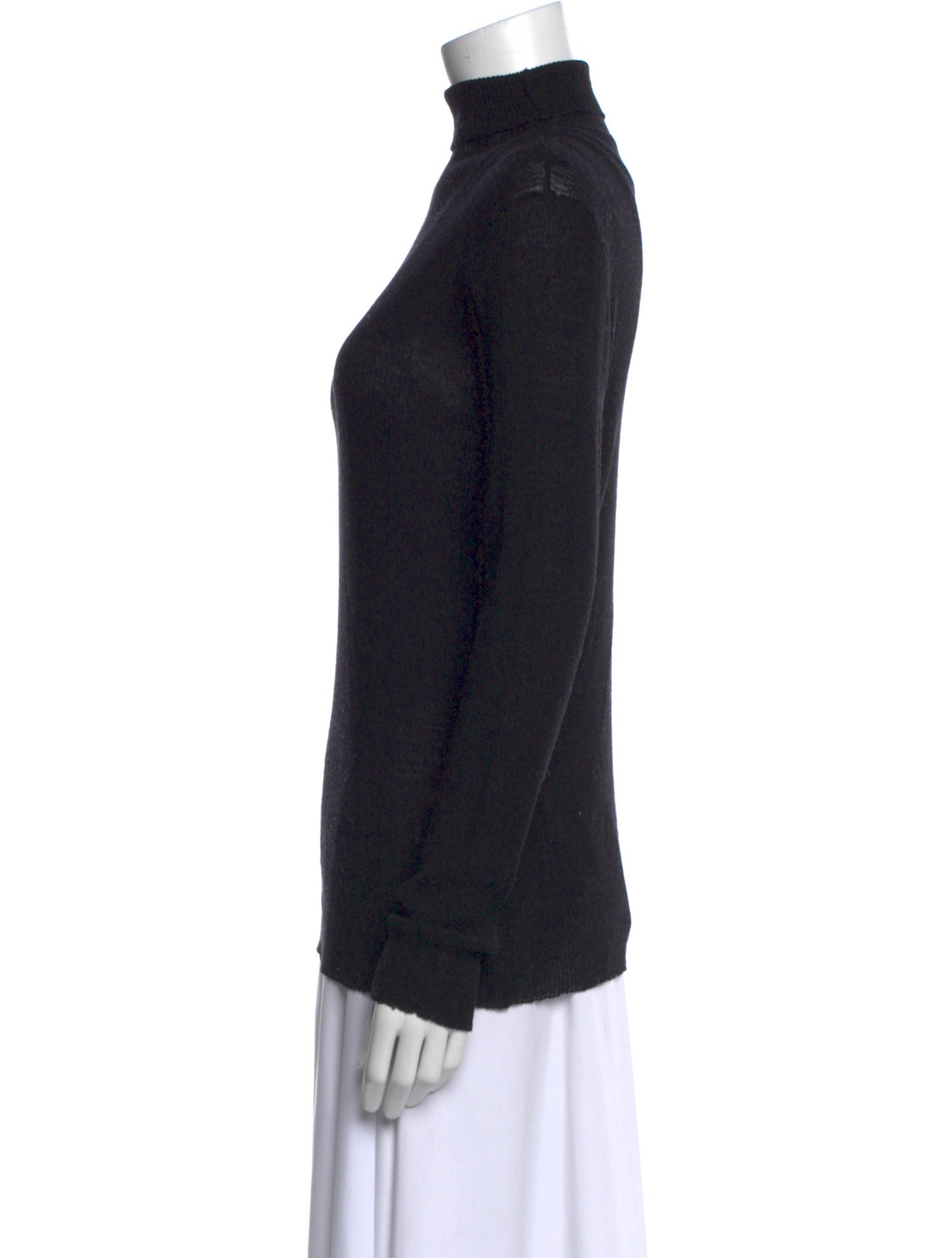 Sara Lanzi Wool Turtleneck Sweatshirt