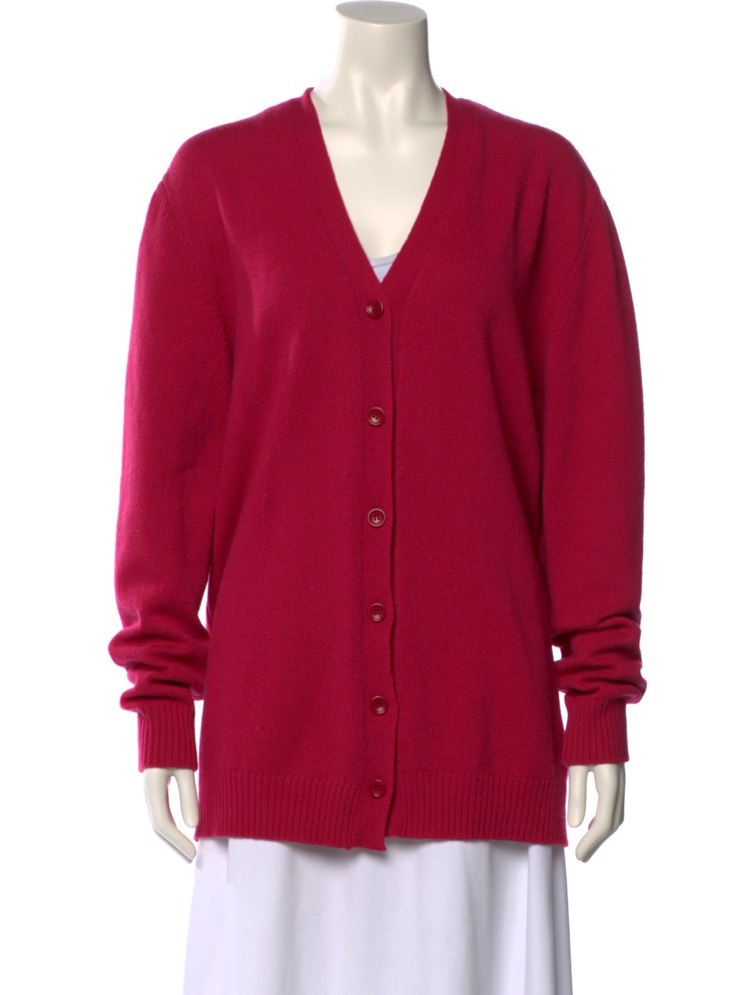 Sara Lanzi Merino Wool V-Neck Sweater