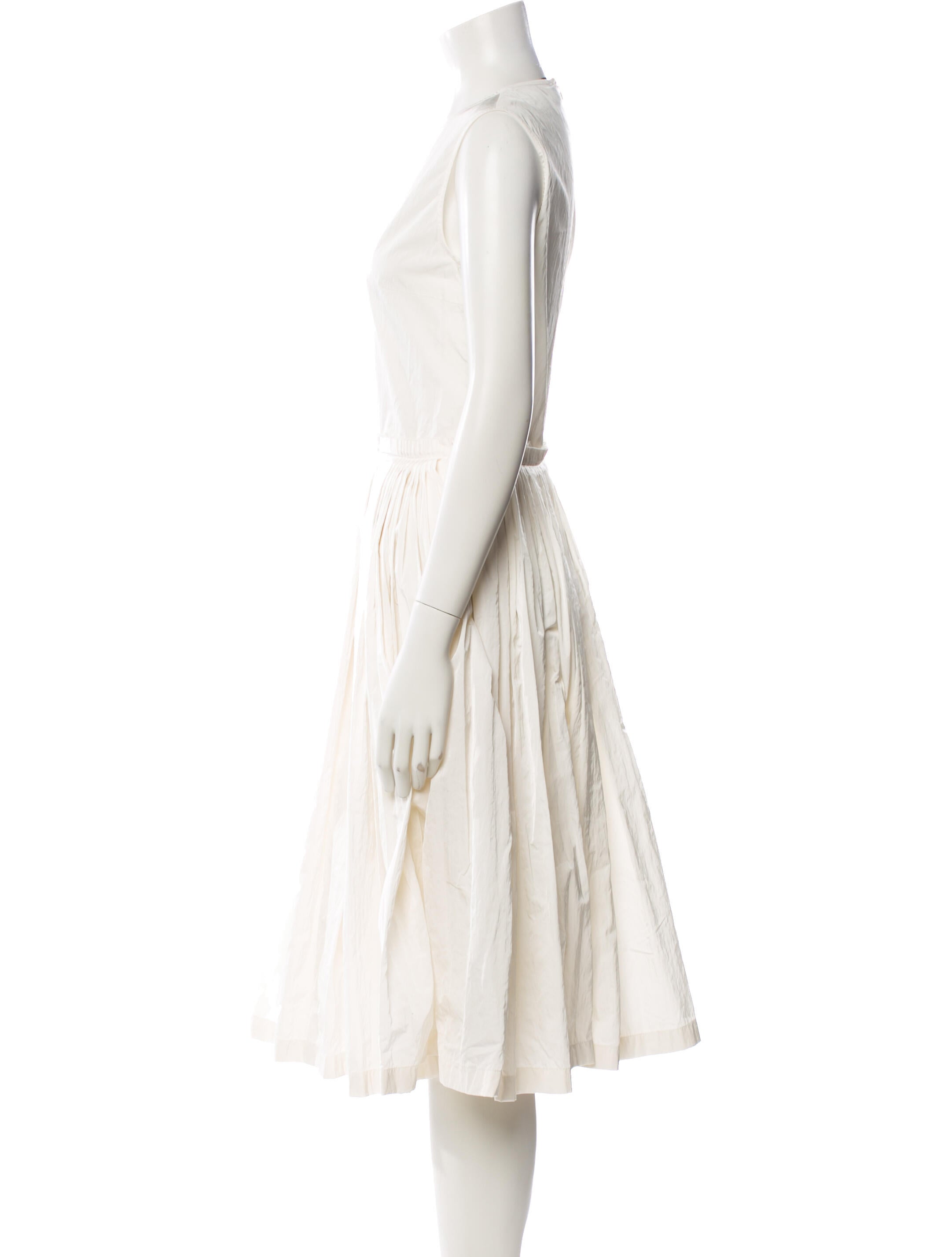 Sara Lanzi Crew Neck Midi Length Dress