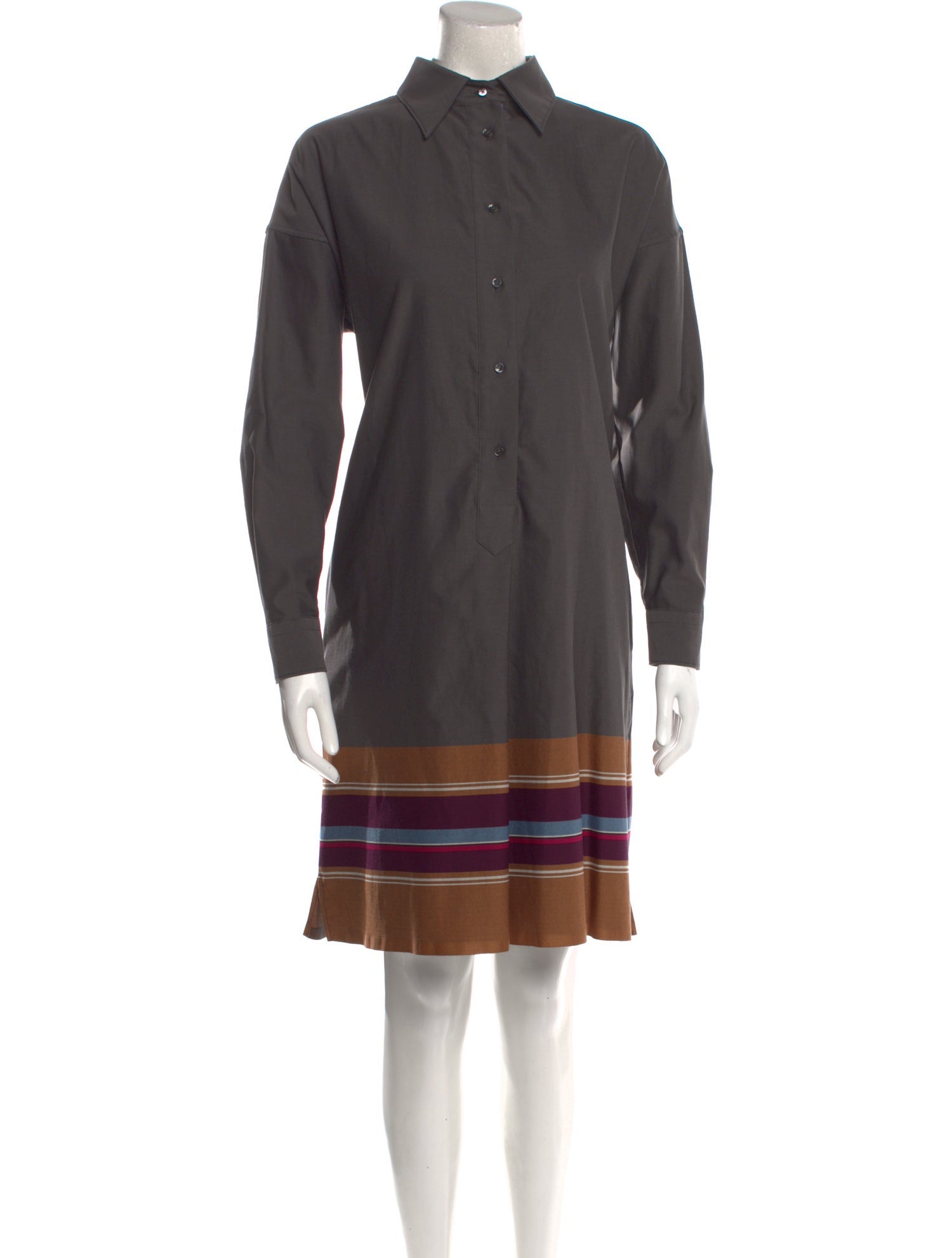 Sara Roka Colorblock Pattern Knee-Length Dress w/ Tags