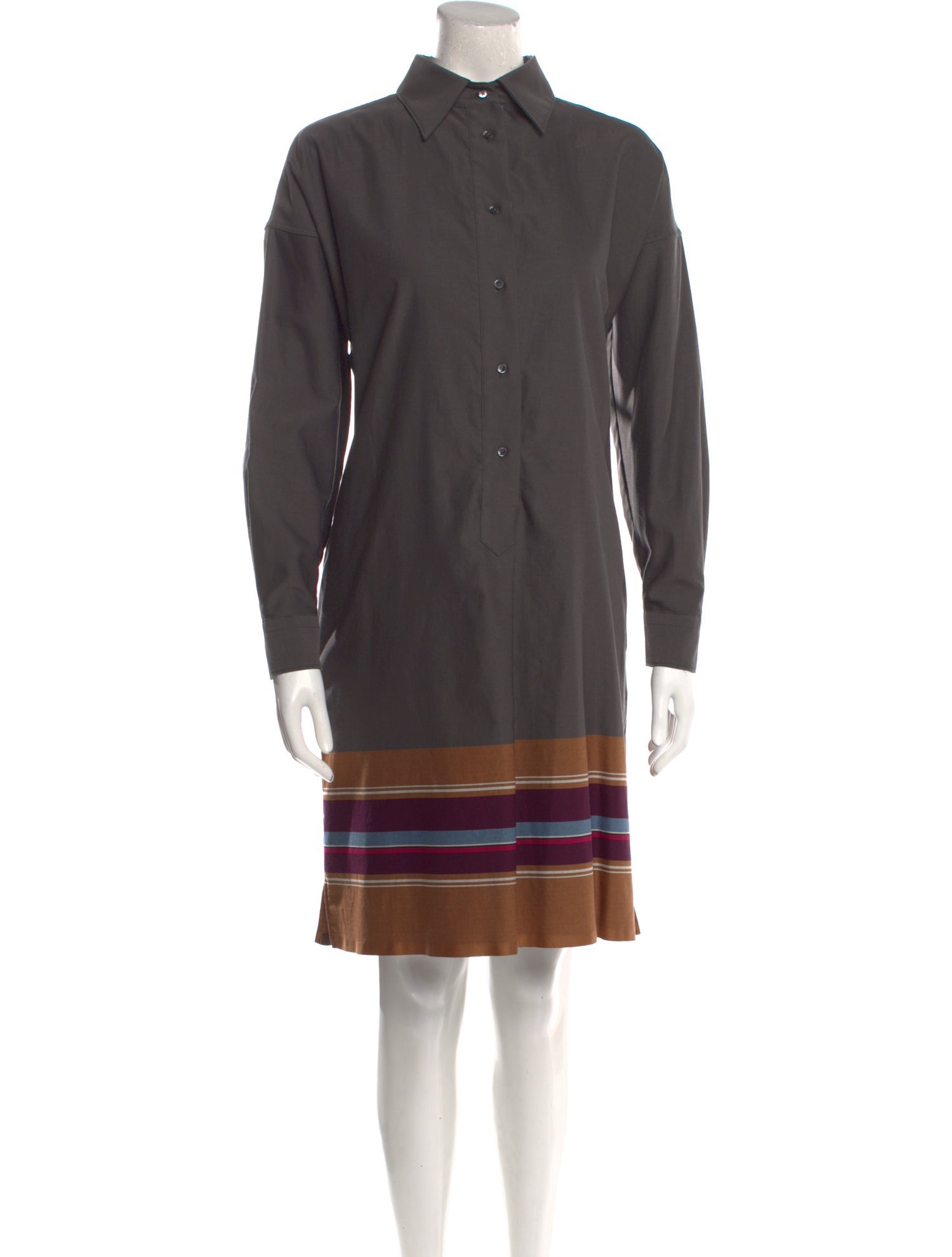 Sara Roka Colorblock Pattern Knee-Length Dress w/ Tags