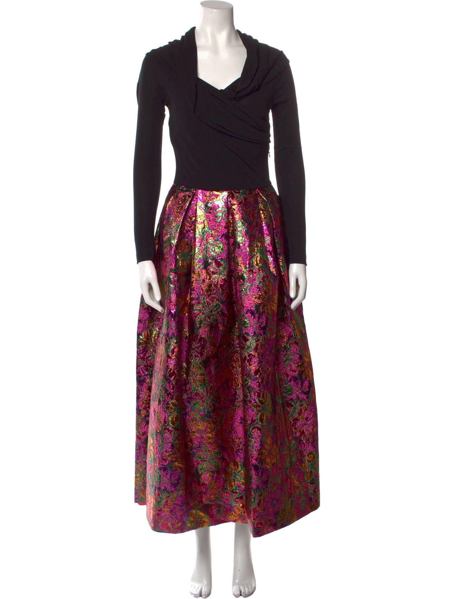 Sara Roka Printed Long Dress w/ Tags