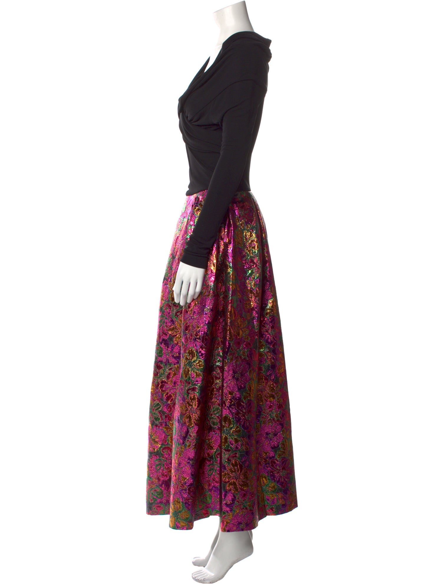 Sara Roka Printed Long Dress