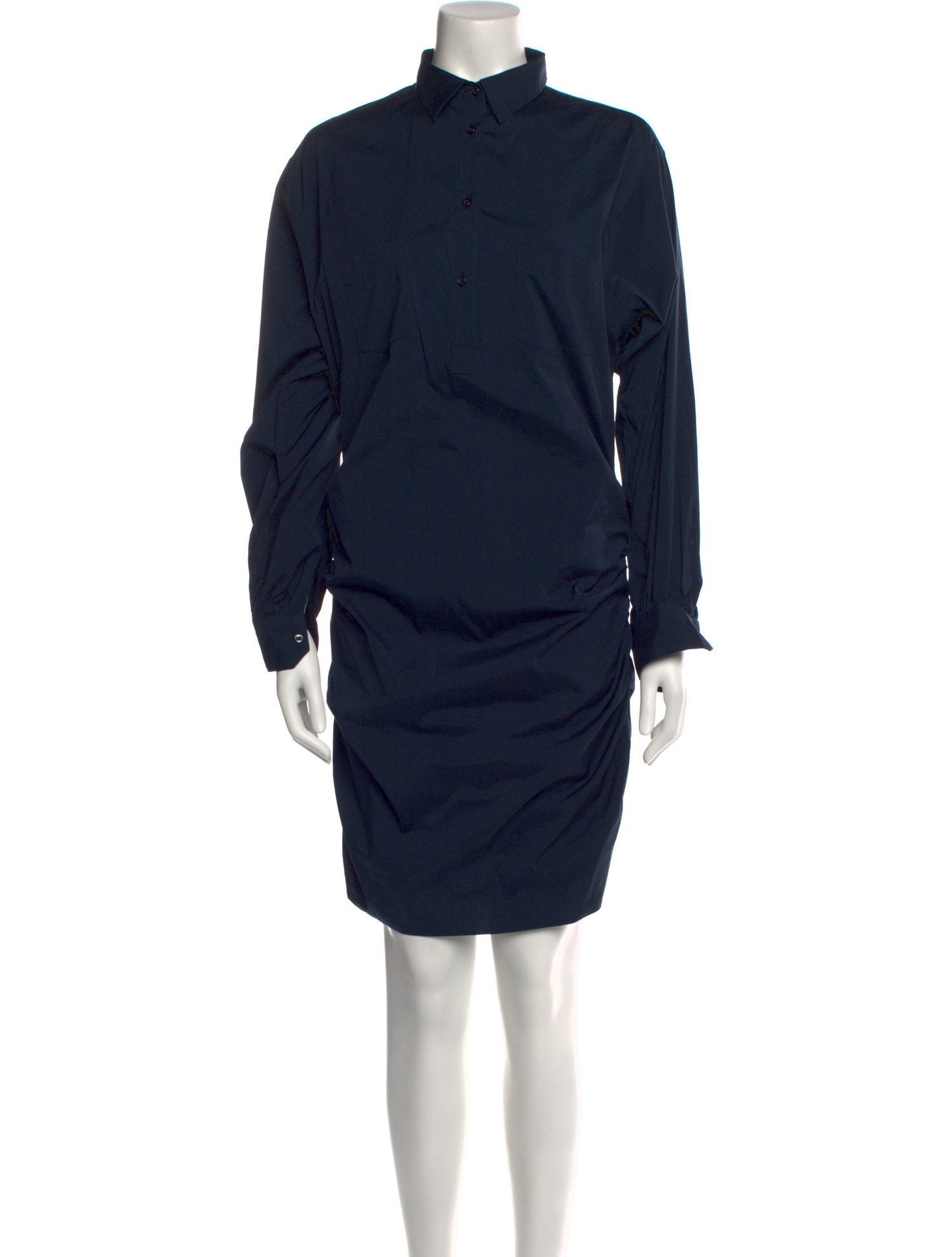 Sara Roka Mock Neck Mini Dress